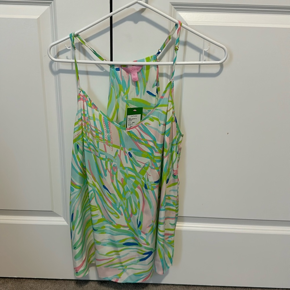 BNWT Lily Pulitzer Dusk top in skye blue size XL